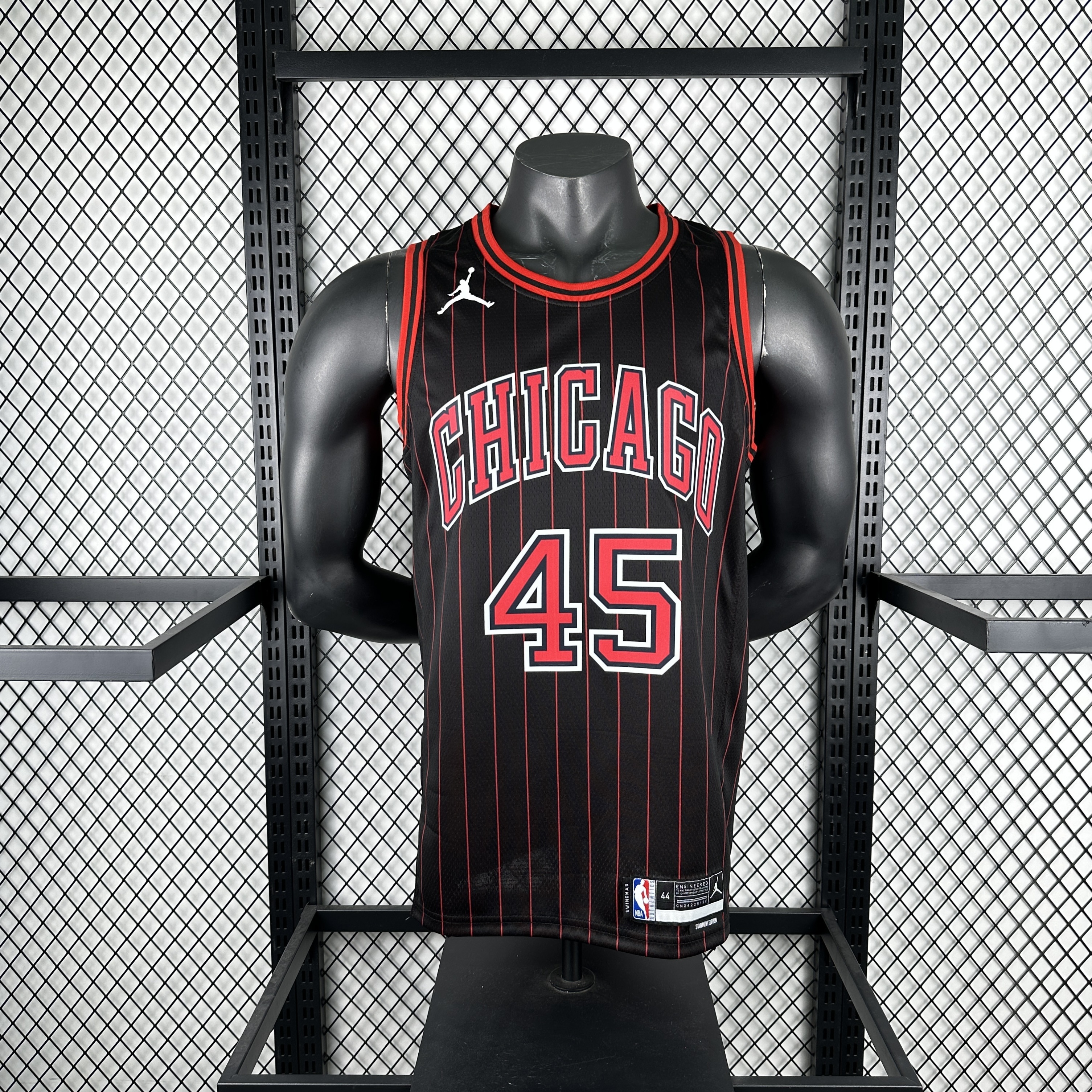 Men Chicago Bulls #45 Jordan black 2025 NBA jersey->chicago bulls->NBA Jersey